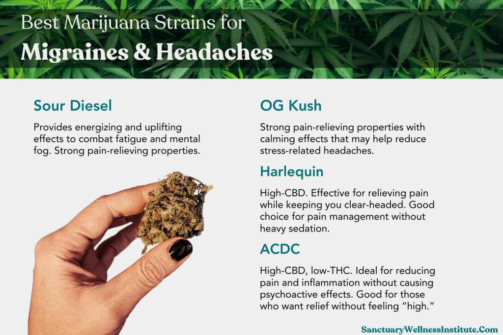 Best Marijuana Strains for Migraines